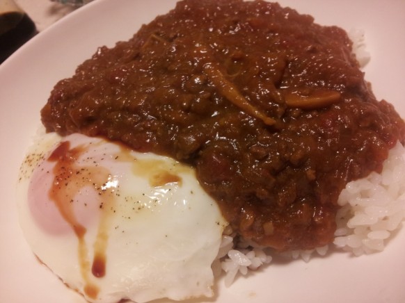 ginger curry with egg